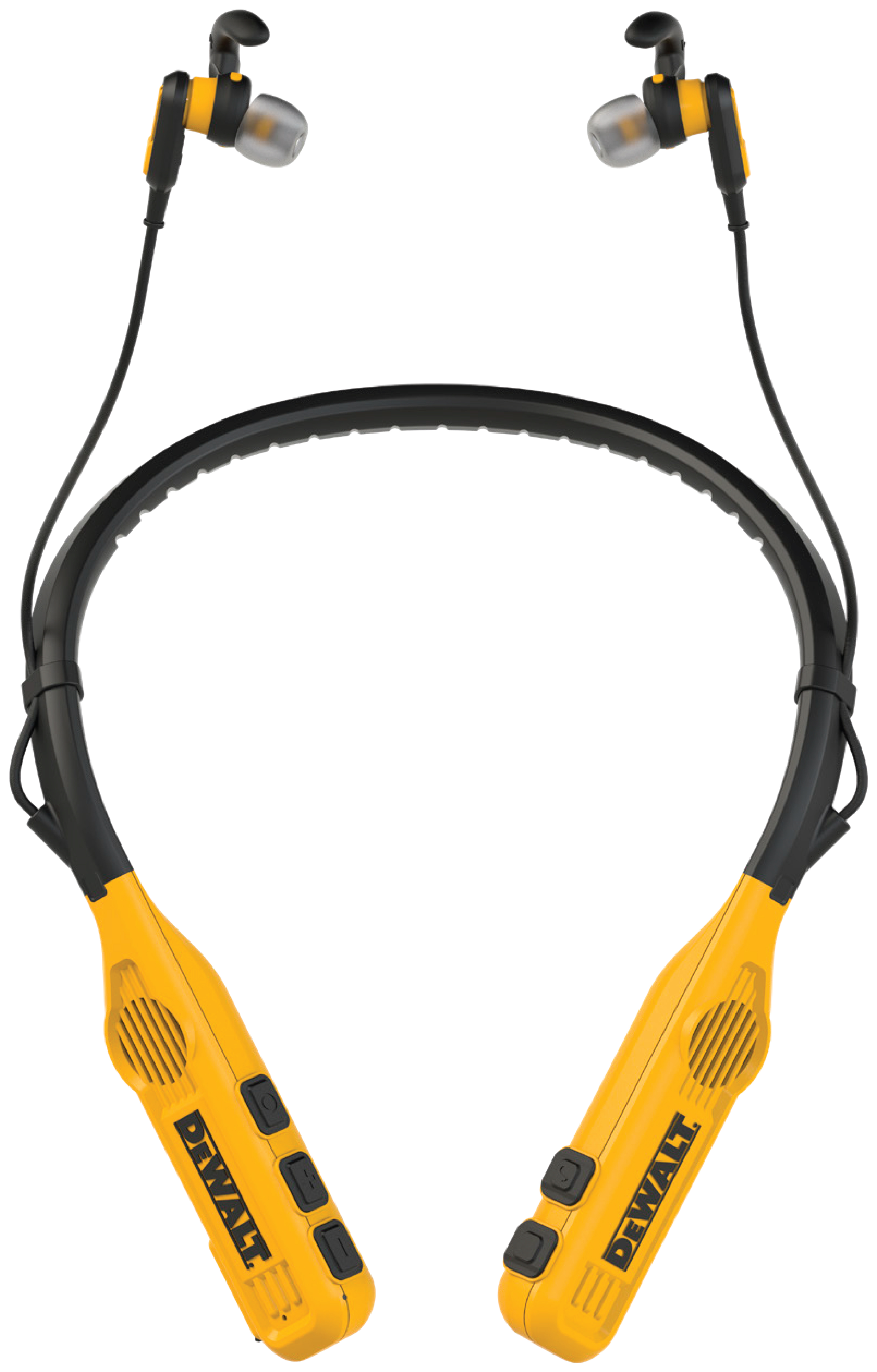 DeWalt DWT1902093 Jobsite Pro Max Wireless Neckband Earphones with Built-in Speakers