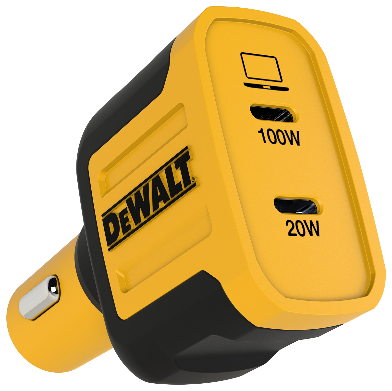 DeWalt DWT1410484 2-Port PPS PD Car Charger - 120W