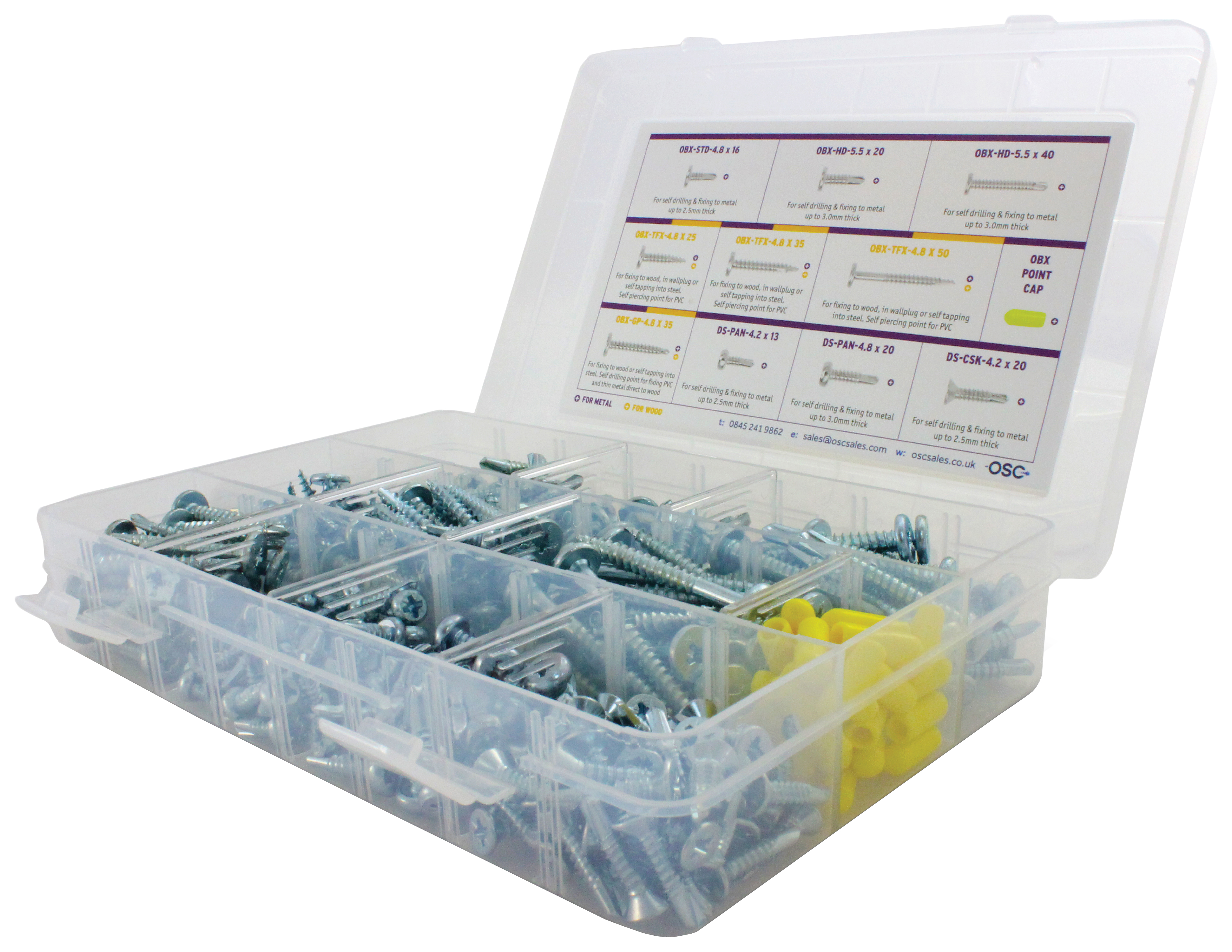 Orbix Selection Pack of Screws - Pack of 345