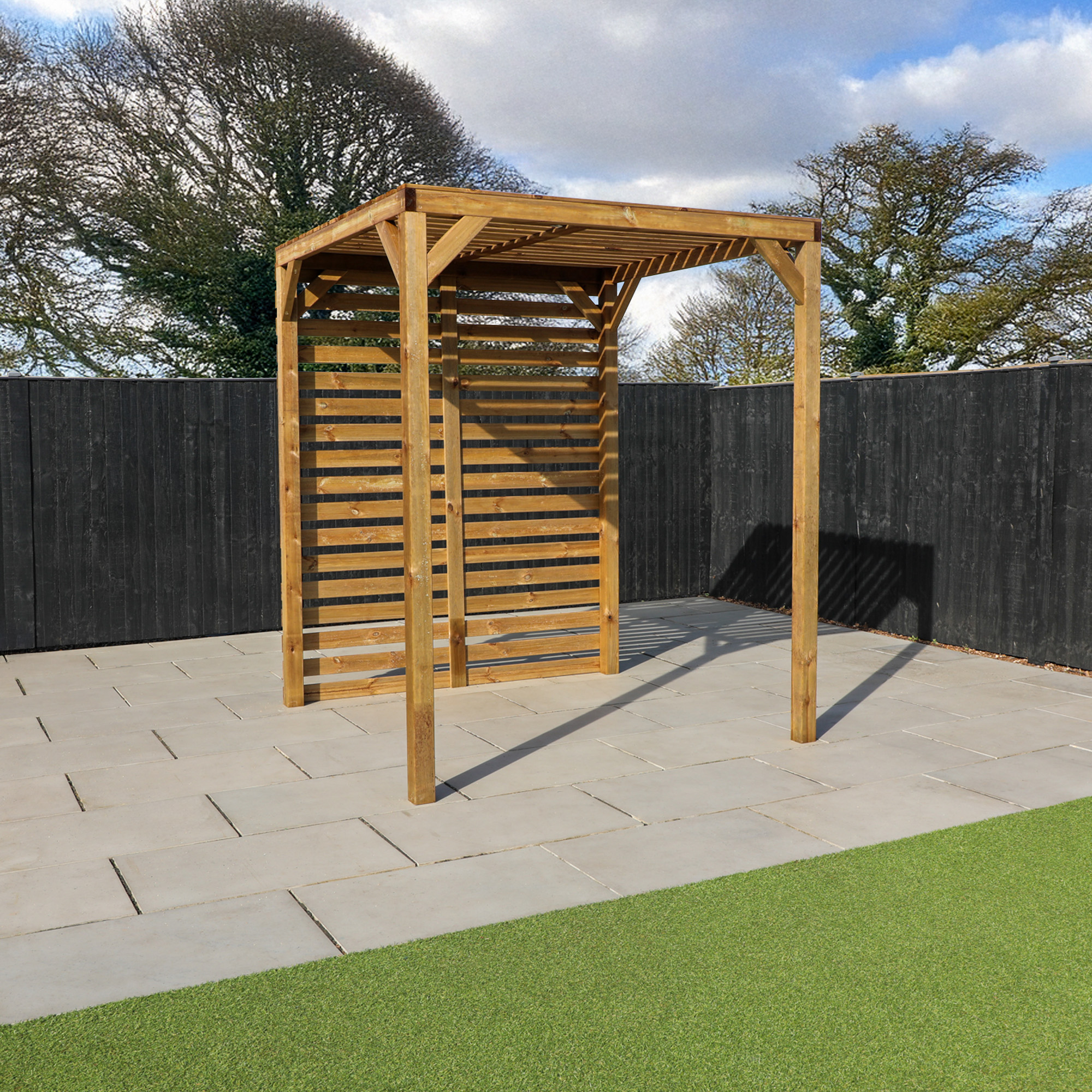 Mercia Pressure Treated Modern Pergola - 2 x 2m