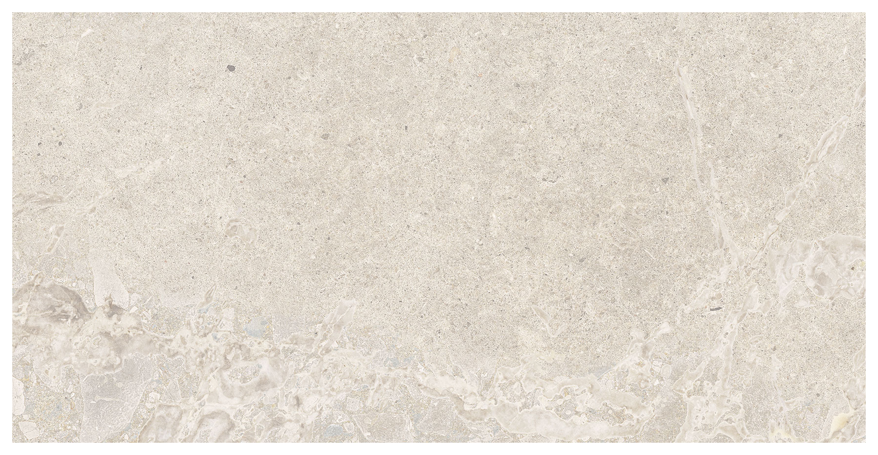 Wickes Harper Ivory Matt Ceramic Wall Tile - 600 x 300mm - Sample