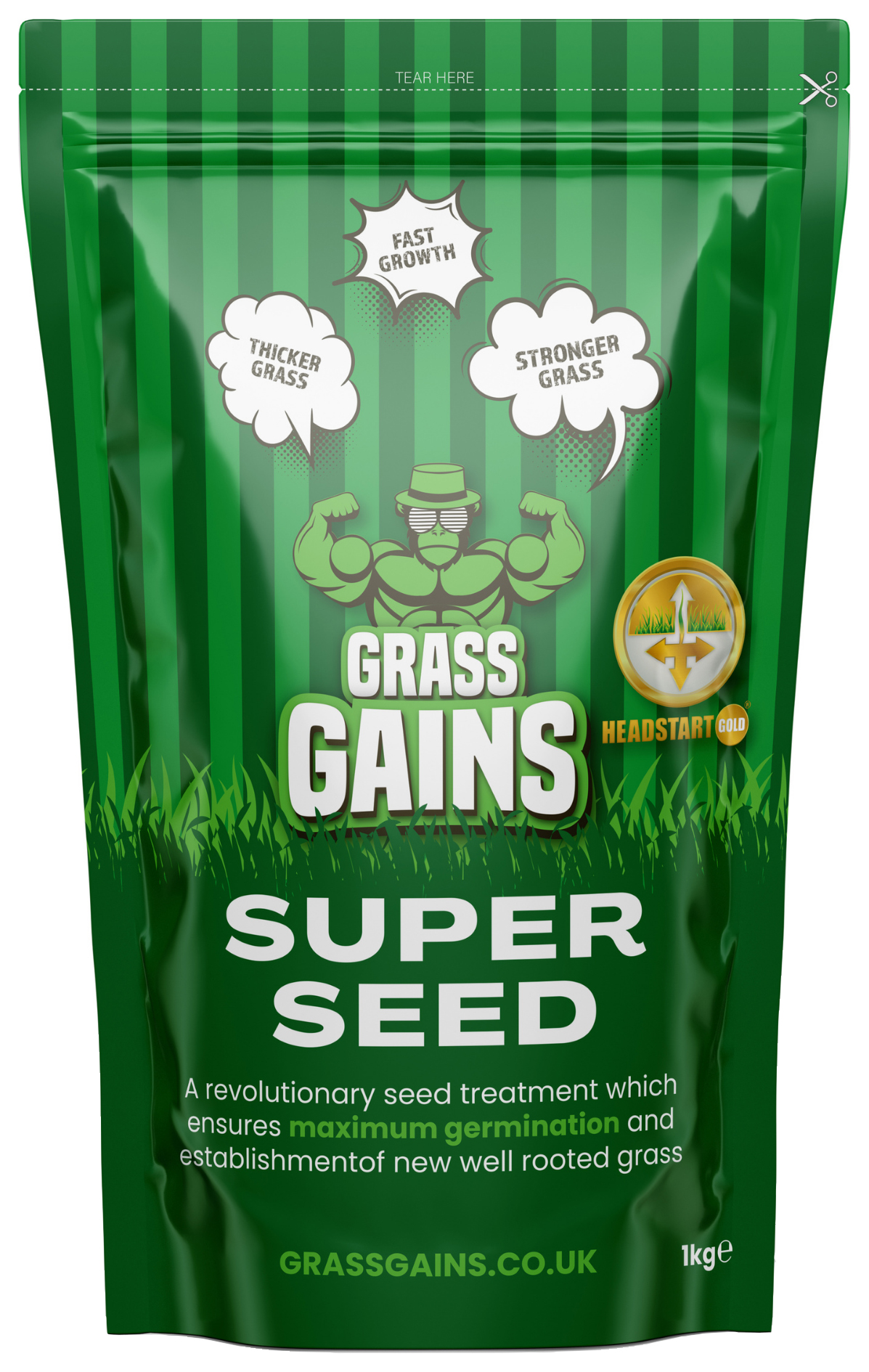 Grass Gains Super Seed 40m - 1kg