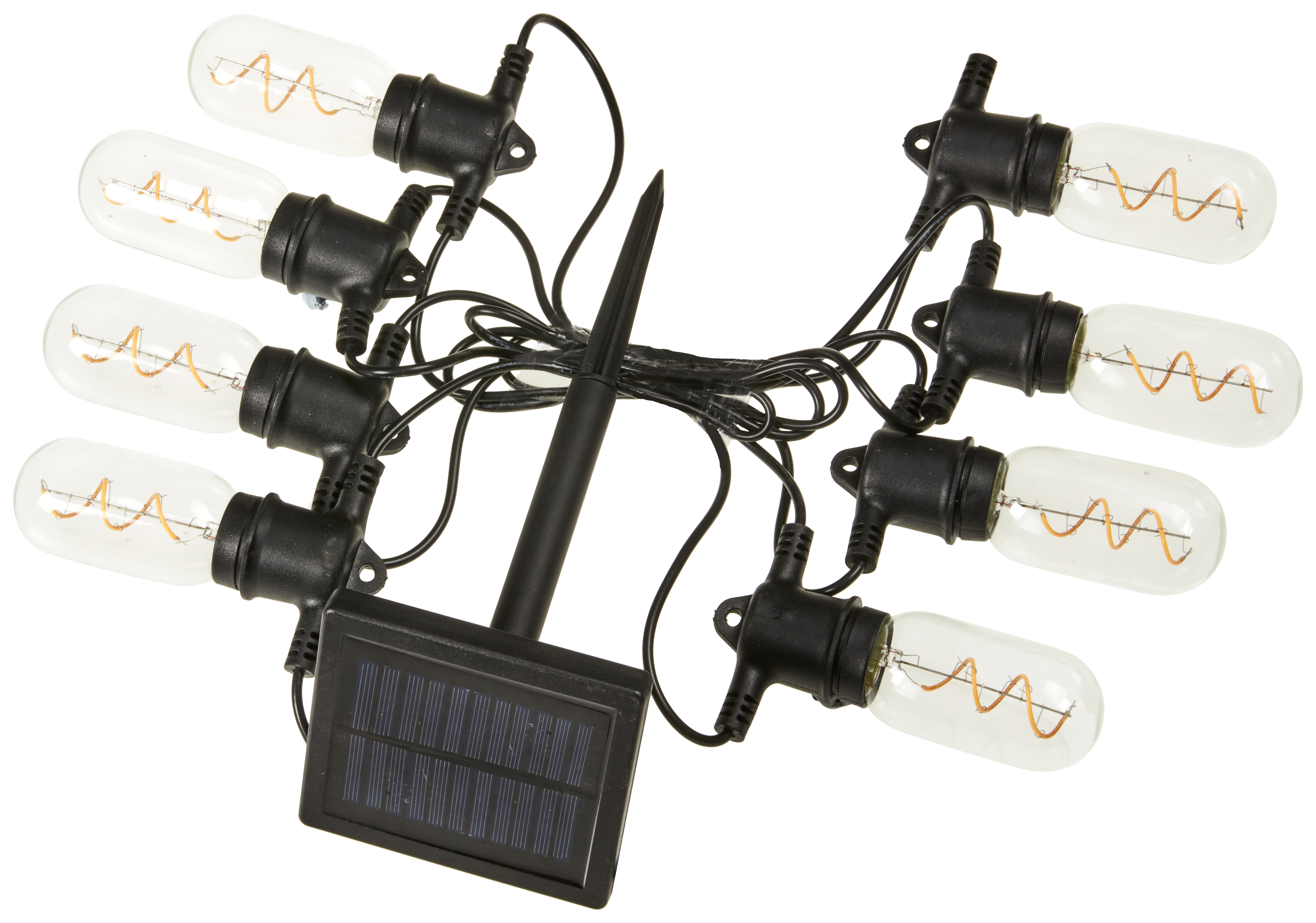 Smart Garden Vintage 365 Solar Powered LED String Lights - Set of 8