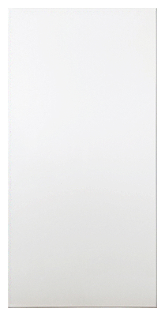 Wickes White Gloss Ceramic Wall Tile - 600 x 300mm - Sample