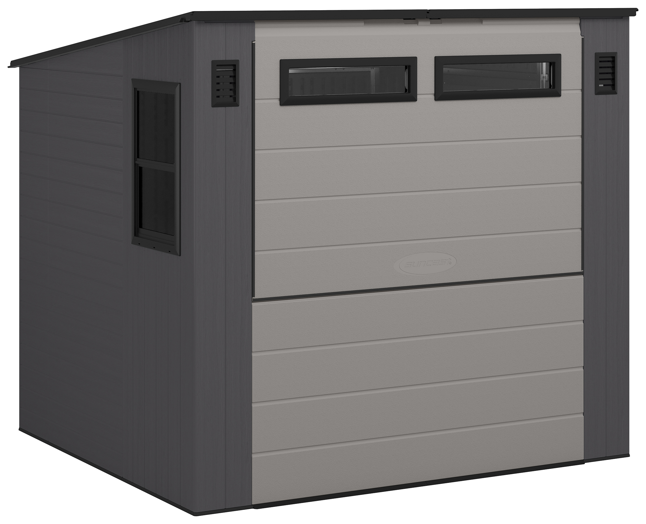 Suncast Cool Grey Cabana Entertainment Shed & Bar - 8 x 7ft