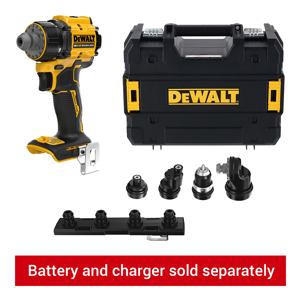 DeWalt DCD803NT-XJ 18V Cordless Brushless XR Multihead Drill - Bare