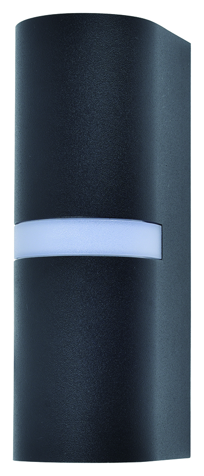 Lutec IP54 Mika Wall Light - Matt Black