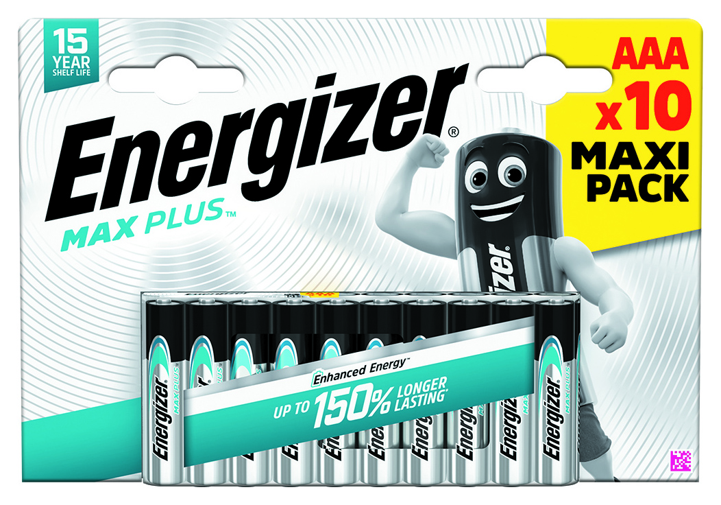 Energizer Maxplus CHP10 AAA - Pack of 10