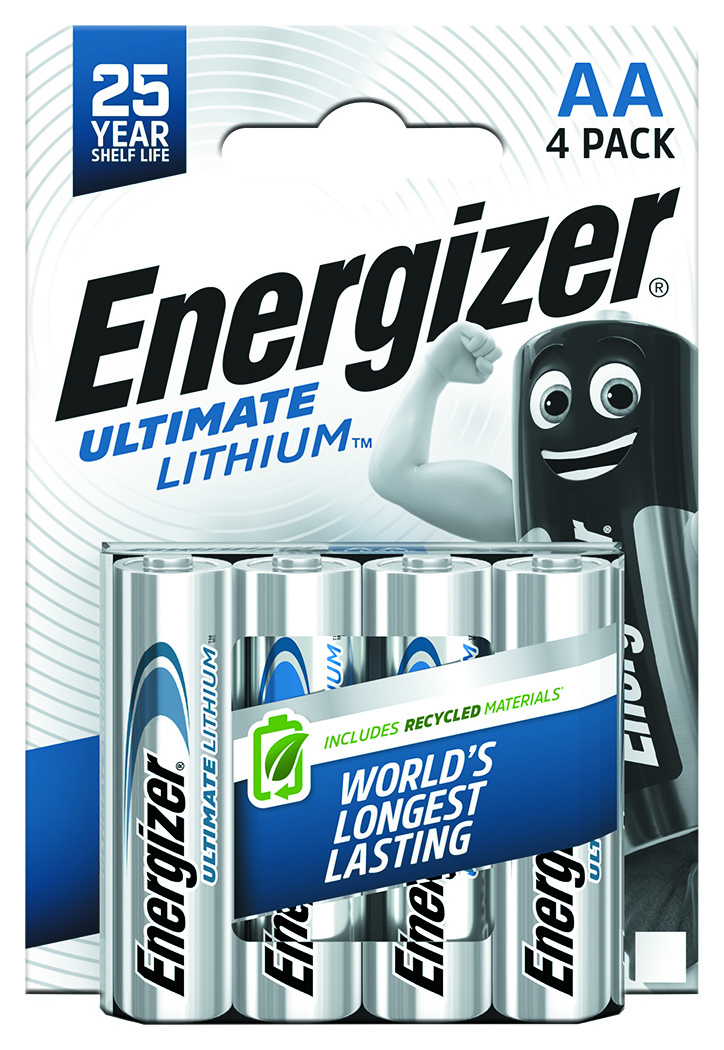 Energizer Ultimate Lithium AA - Pack of 4