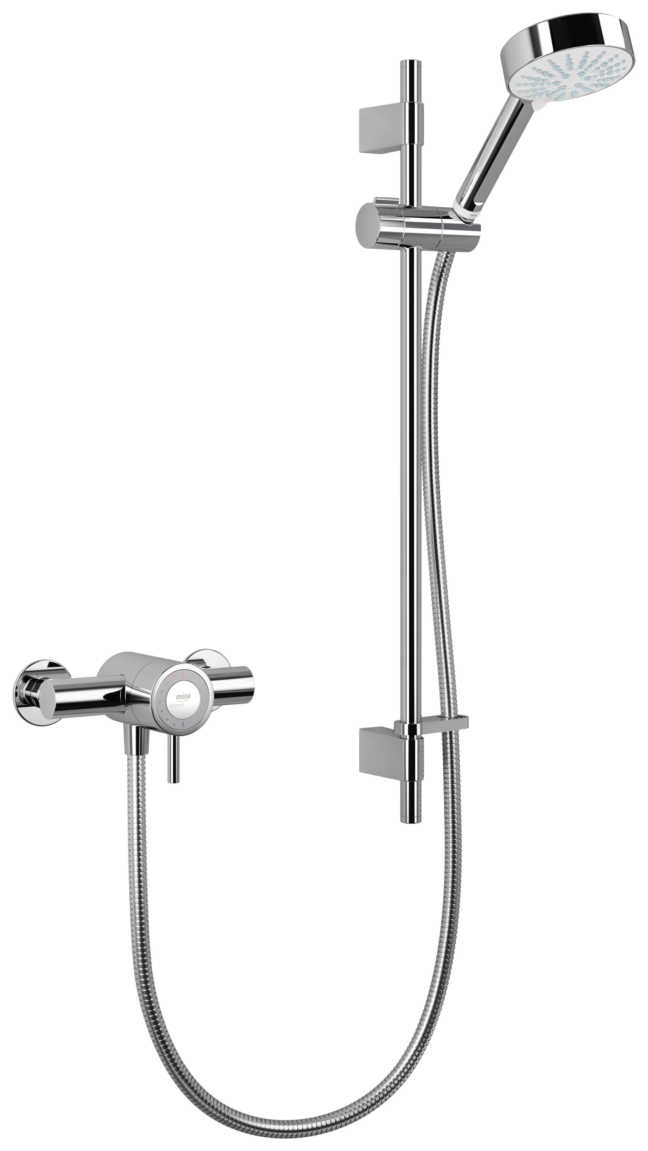 Mira Element Exposed Mixer Shower - Chrome