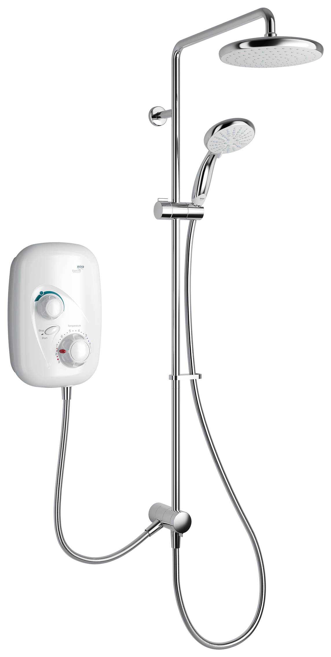 Mira Event XS Thermostatic Dual Power Shower - Chrome