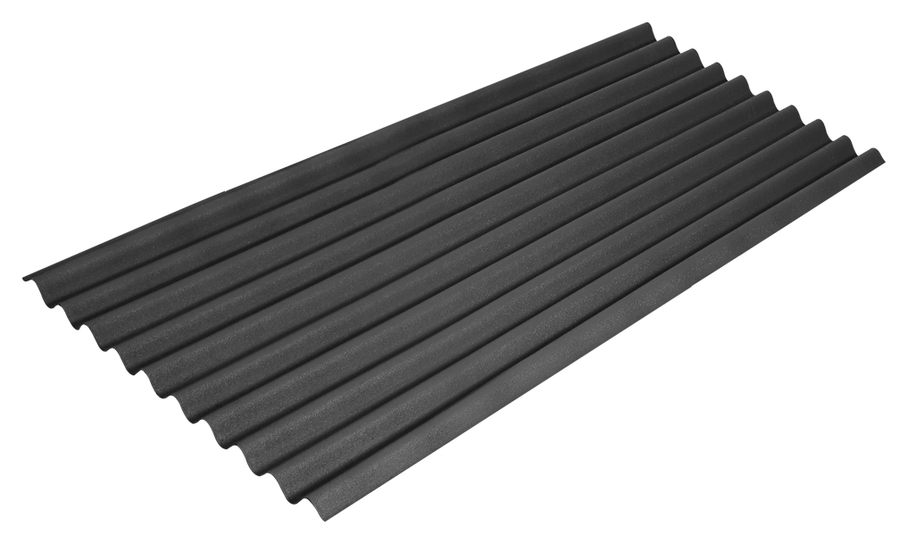 Onduline Classic Anthracite Grey Bitumen Corrugated Roof Sheet - 950 x 2000 x 3mm