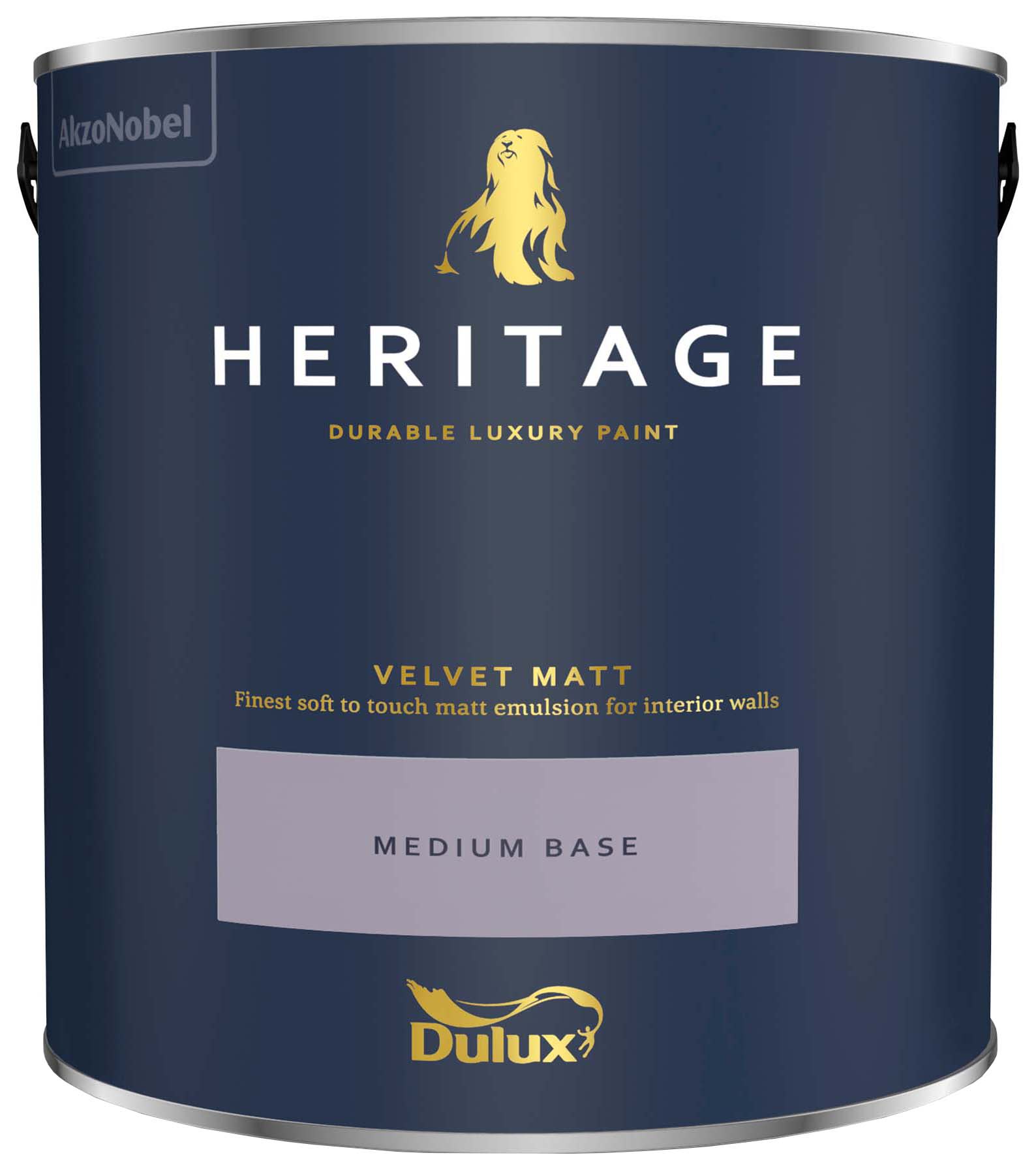 Dulux Heritage Velvet Matt - Medium Base - 2.5L