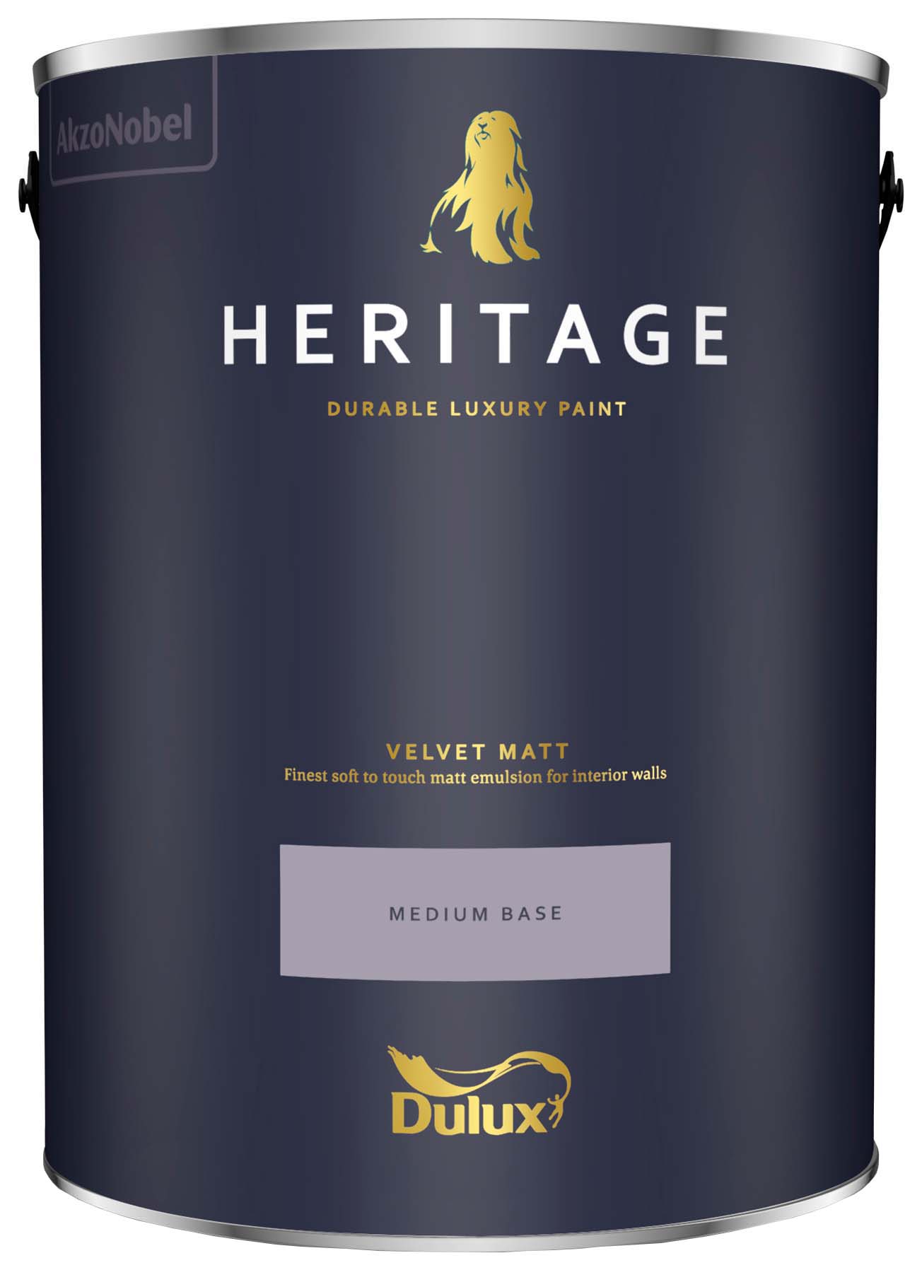 Dulux Heritage Velvet Matt - Medium Base - 5L