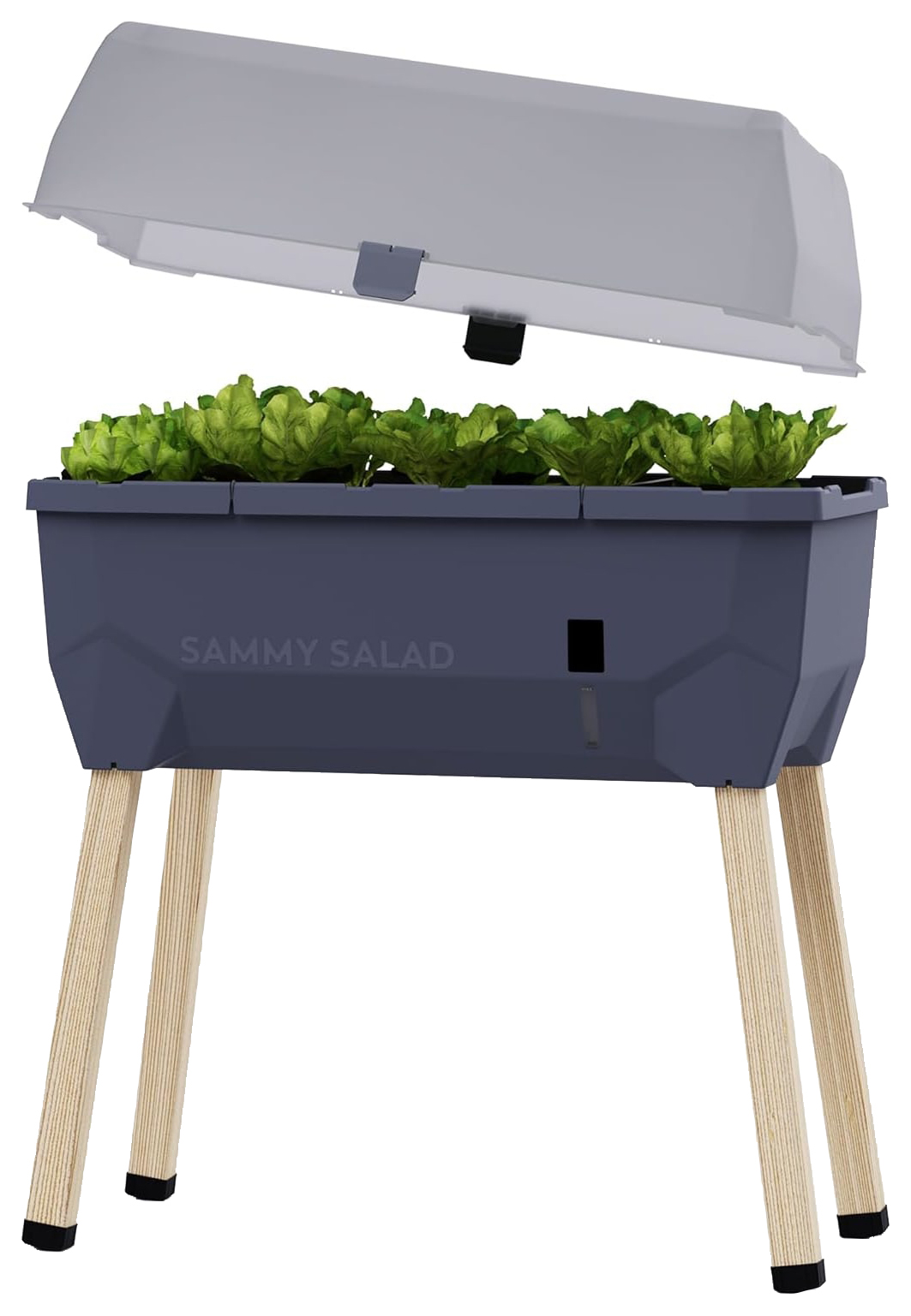 Sammy Salad Raised Bed for Salad Growing with Water Tank - Anthracite
