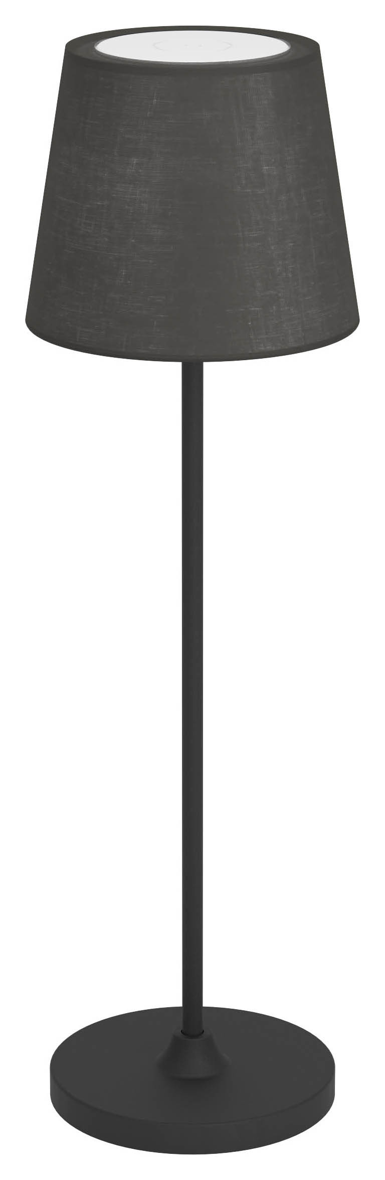 Eglo Leonero Rechargeable Touch-Dimmer LED Table Lamp - Black