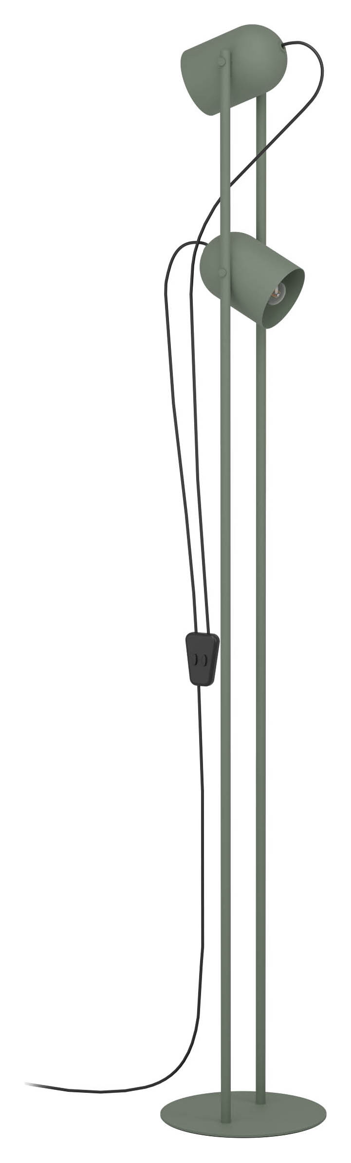Eglo Tilston Steel Minimalist Floor Lamp - Green