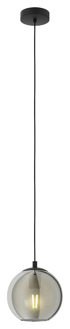 Eglo Ariscani Smoked Black Single Pendant