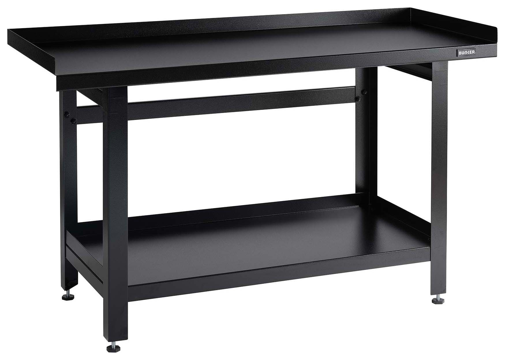 Bunker Matt Black Workbench - 1550mm