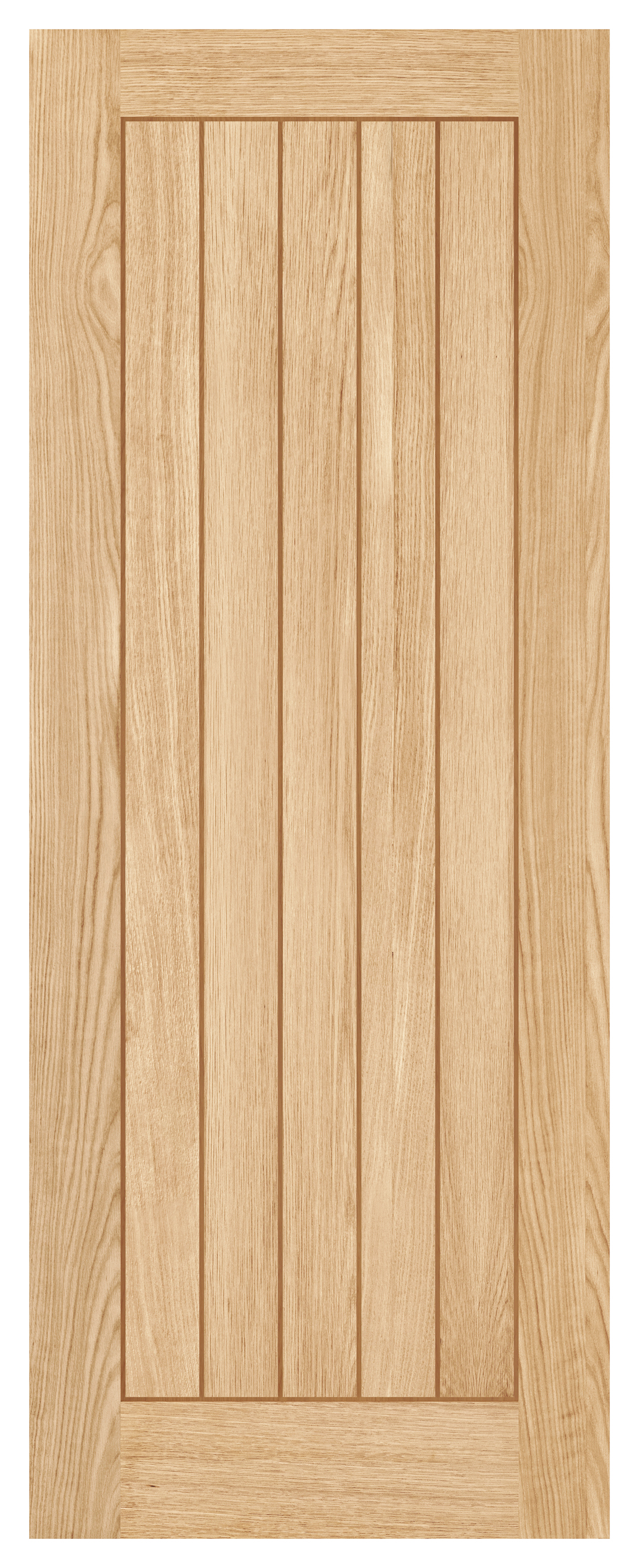 LPD Belize Pre-finished Oak Veneer Cottage FD30 Internal Fire Door - 1981 x 686mm