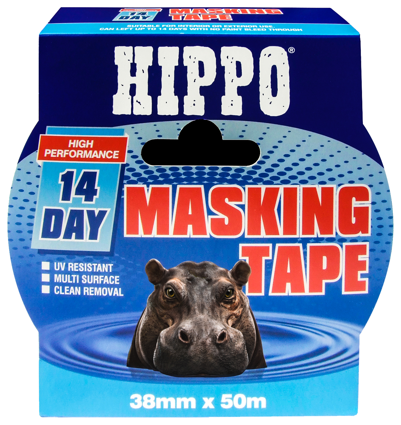 Hippo 14 Day Masking Tape 38mm x 50m