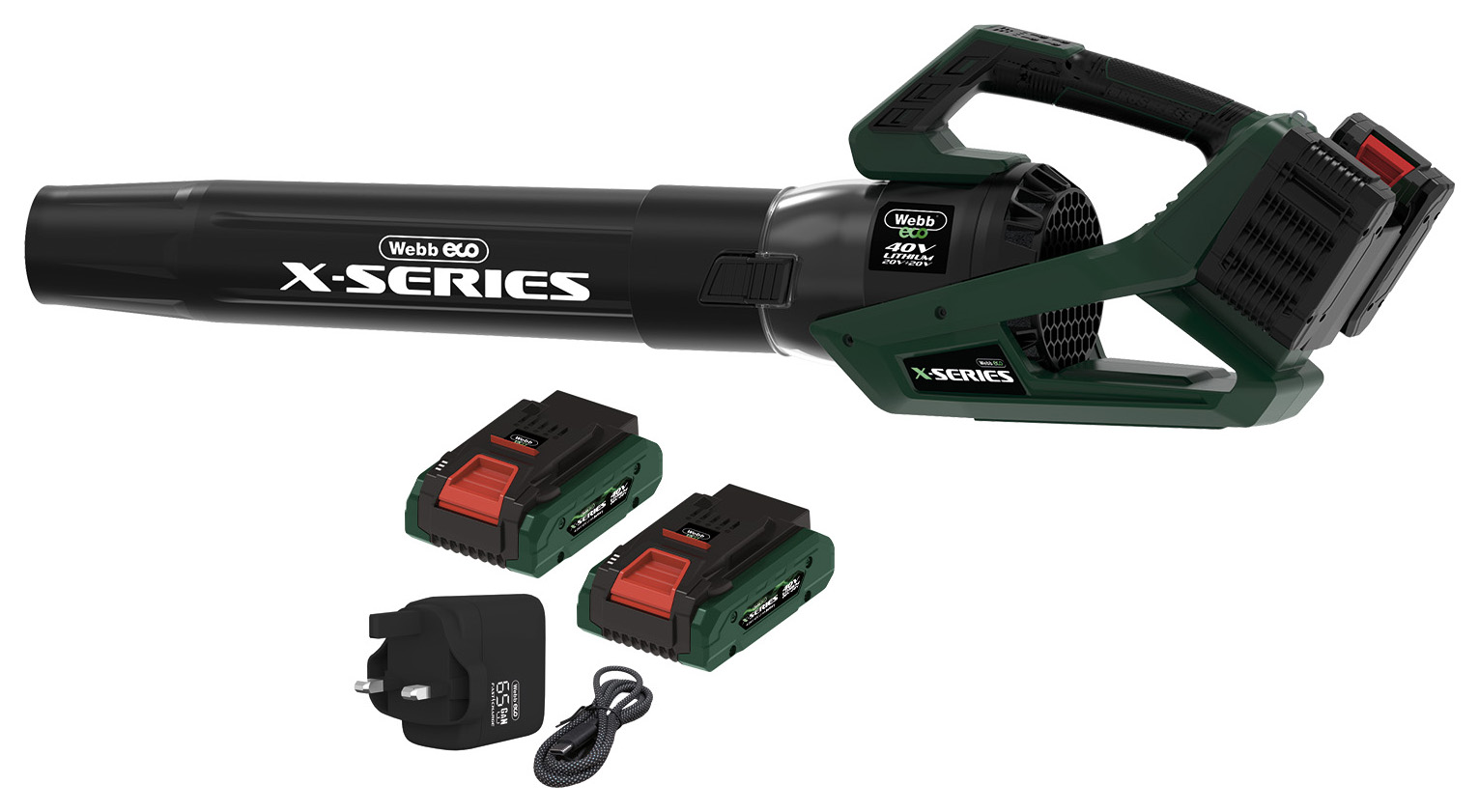 Webb 40V Cordless 2 x 4.0Ah Brushless Blower