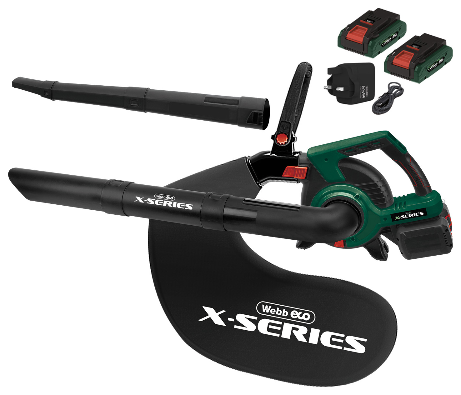 Webb 40V Cordless 2 x 4.0Ah Brushless Blow Vaccum