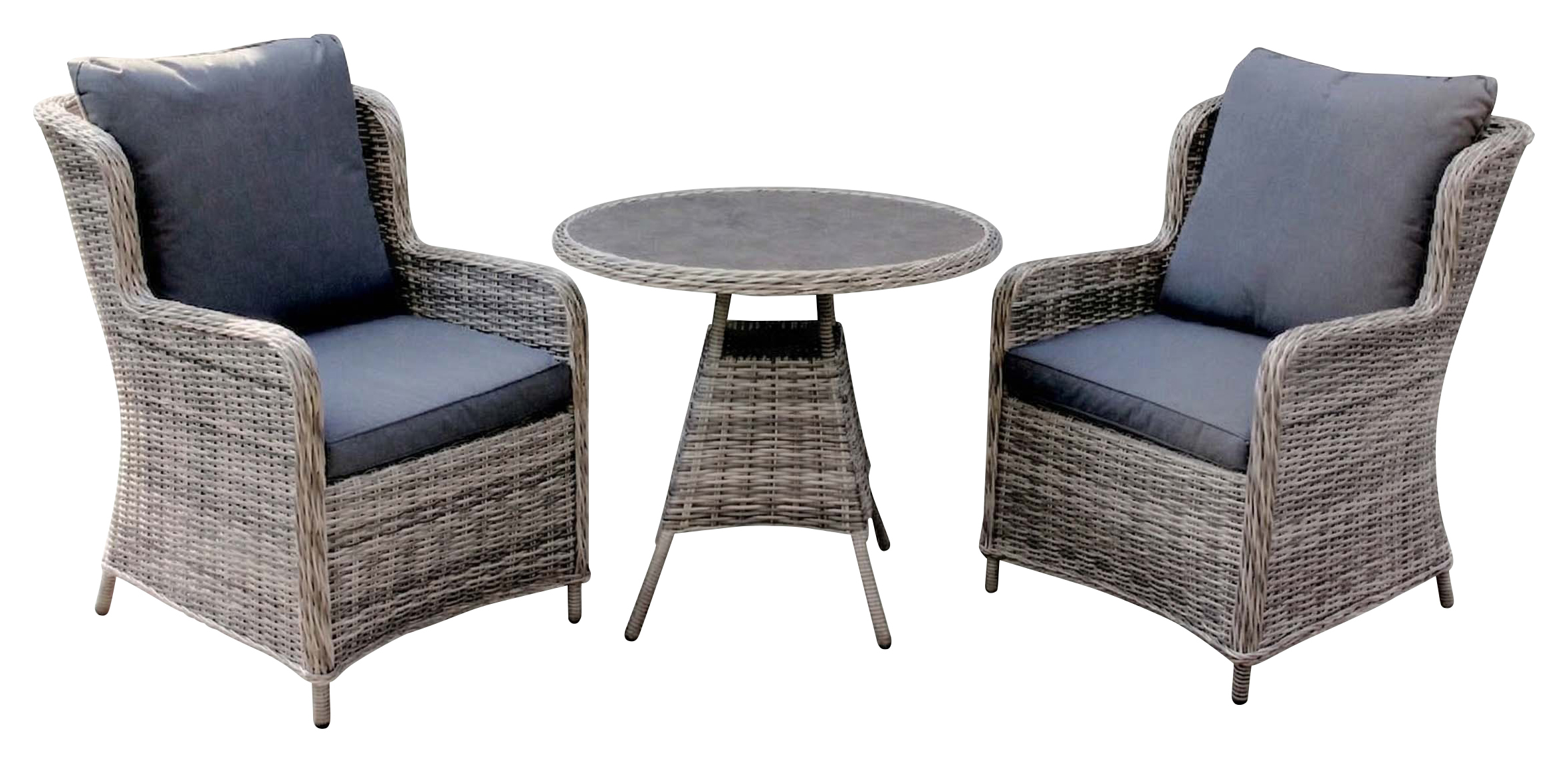 Norfolk Leisure Vienna Grey Bistro Set