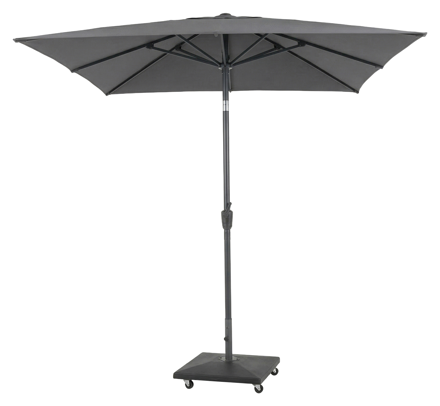 Royce Premium 2.5m Anthracite Frame Square LED Parasol