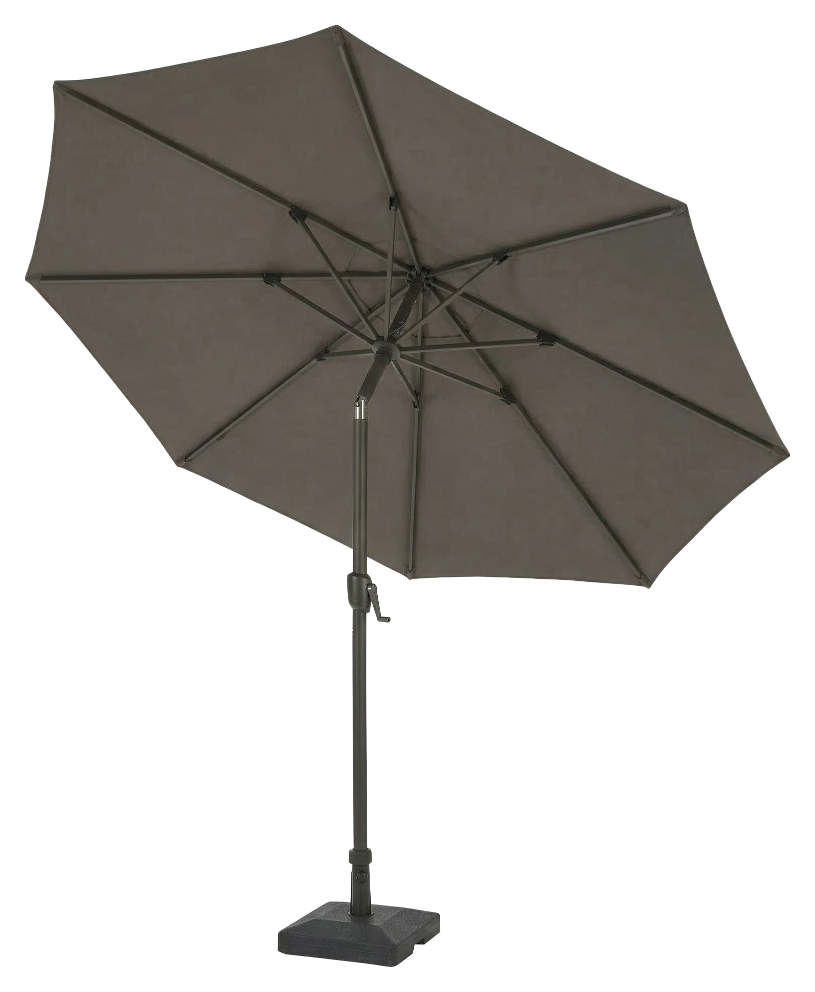Royce Premium 3m Anthracite Frame Round LED Parasol