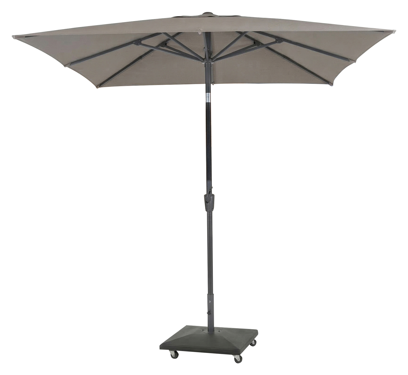 Royce Premium 2.5m Anthracite Frame Square LED Parasol