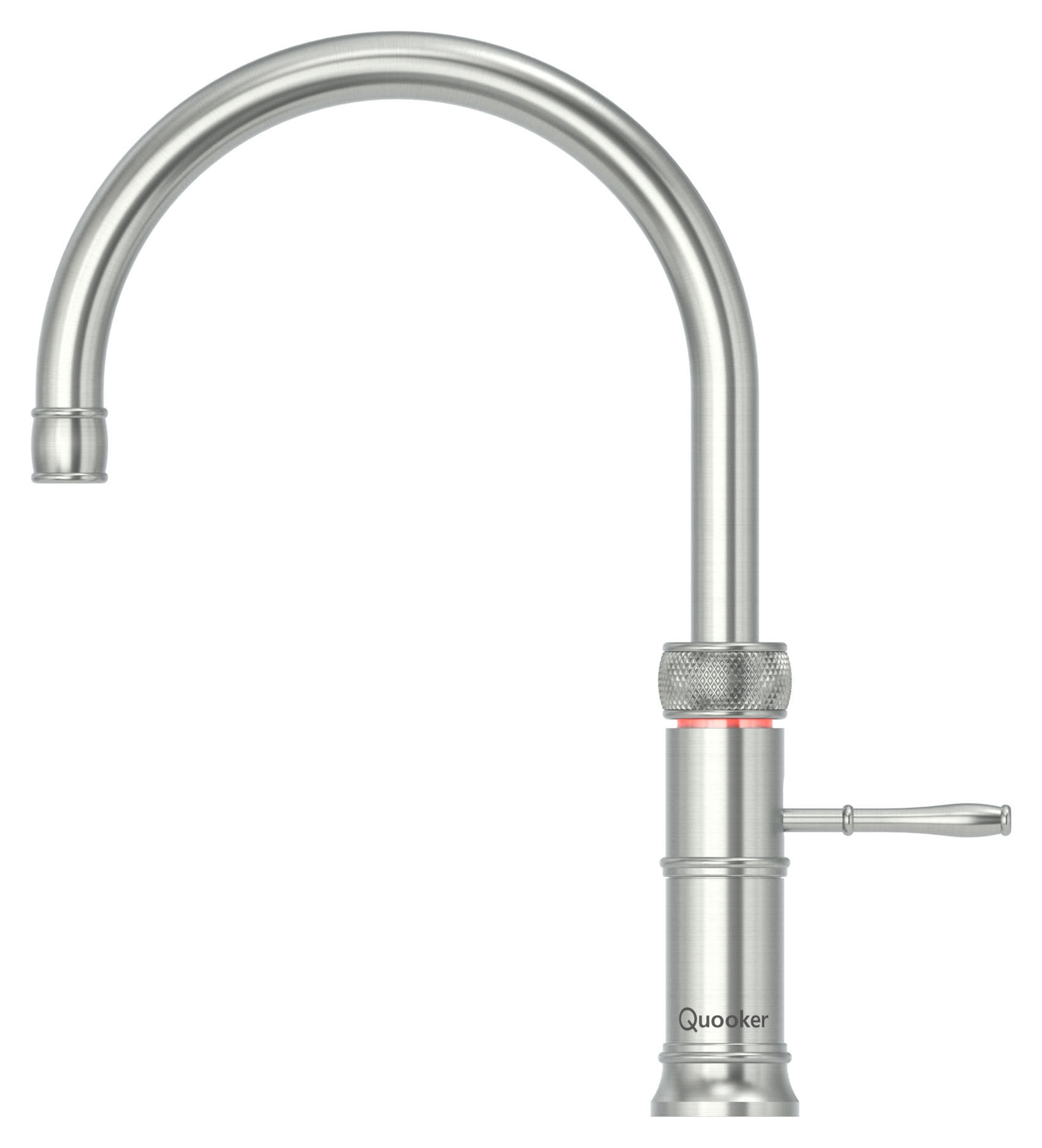Quooker Classic Fusion round kitchen tap - Stainless Steel