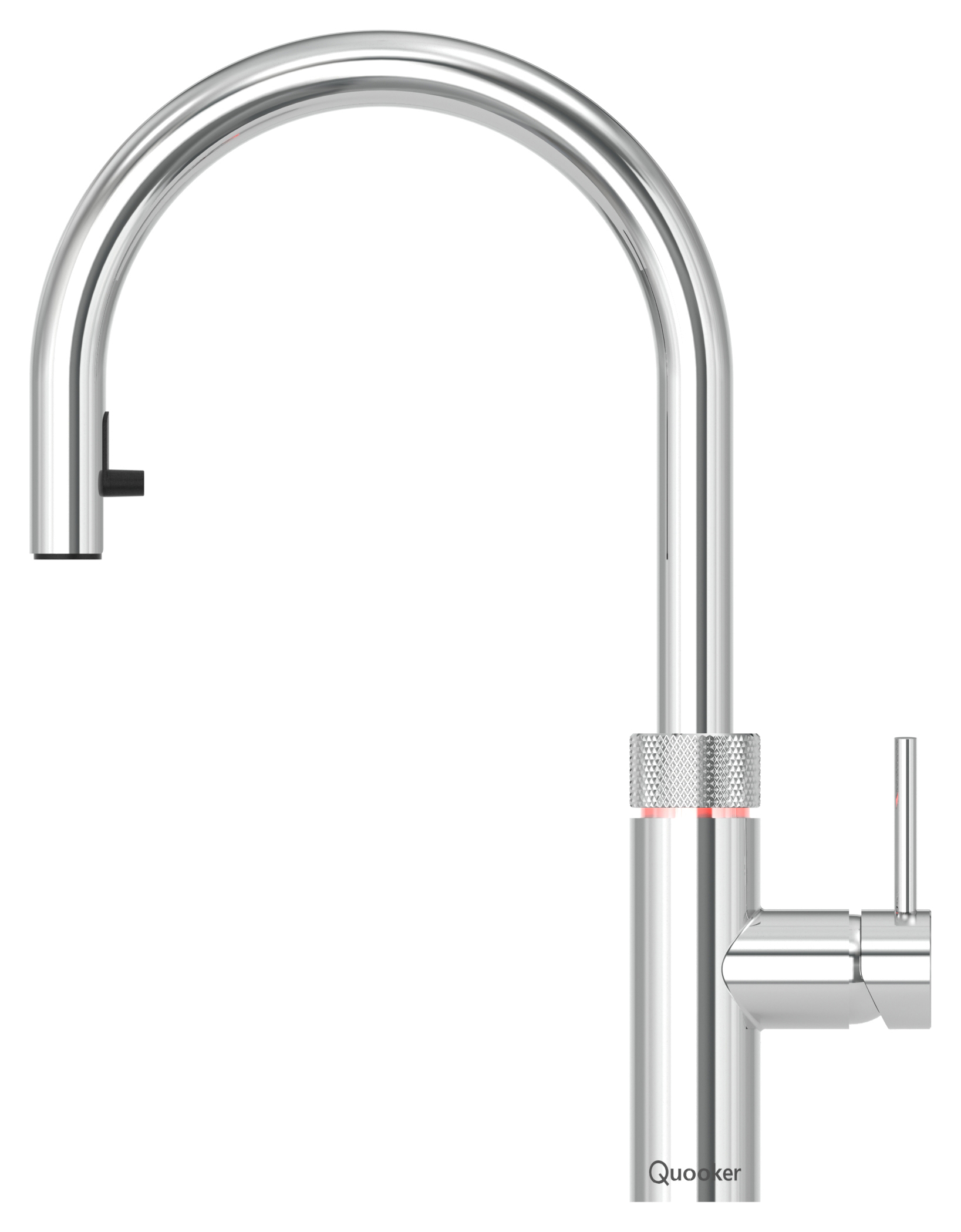 Quooker Flex Round pull out kitchen tap - Chrome