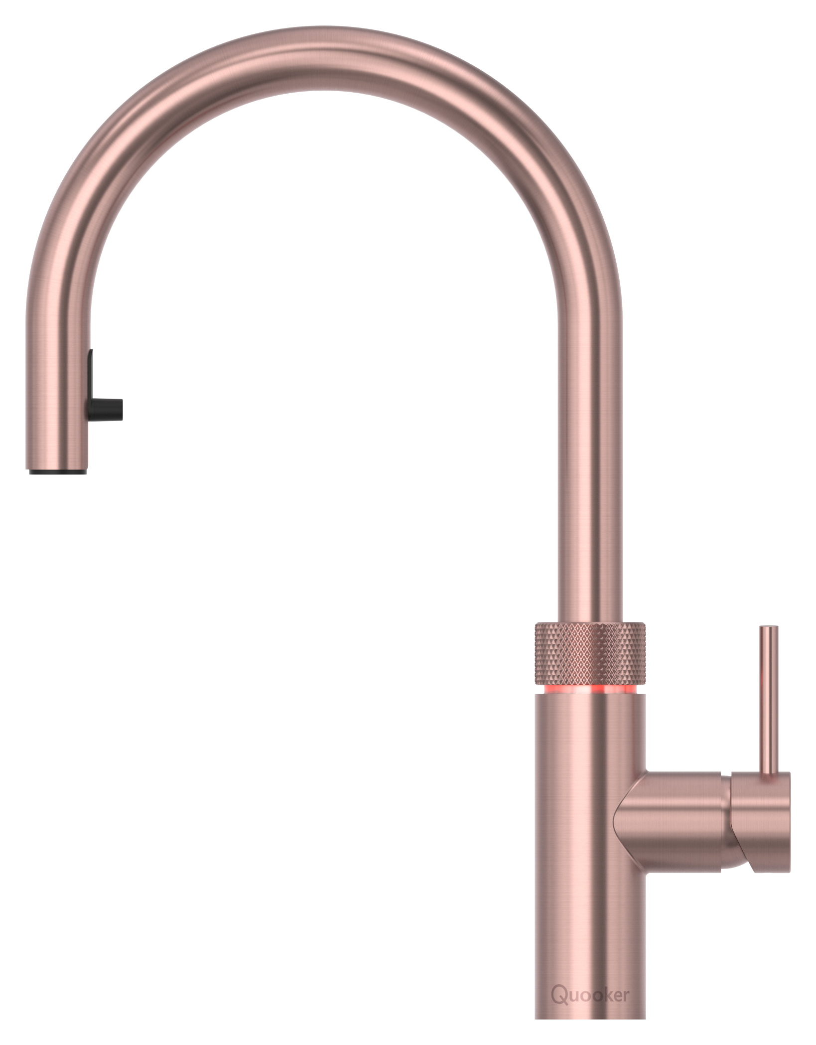 Quooker Flex Round pull out kitchen tap - Rose Copper