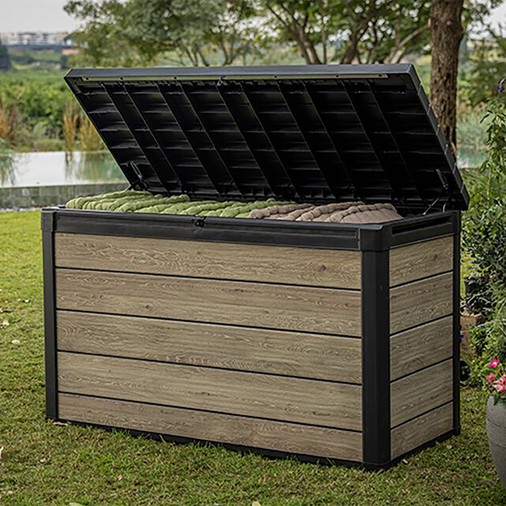 Keter Signature Ashwood Outdoor Storage Box - 230L