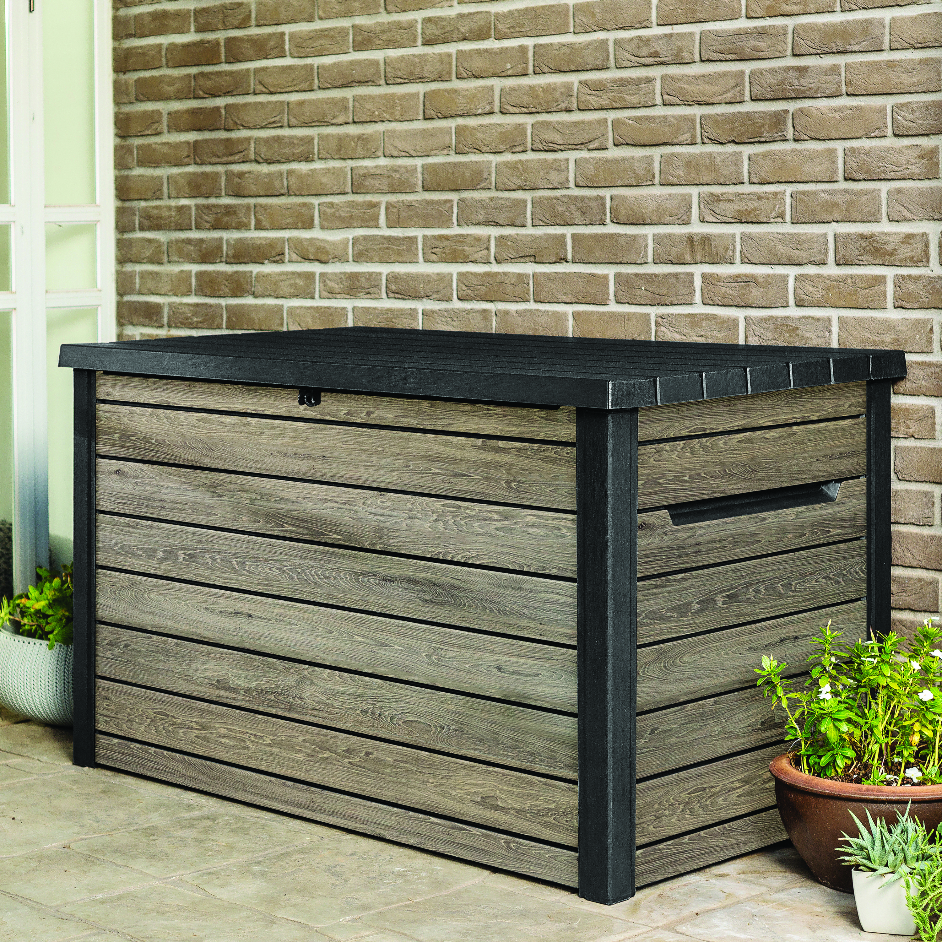 Ketert Deco Ontario Ashwood Outdoor Storage Box - 870L