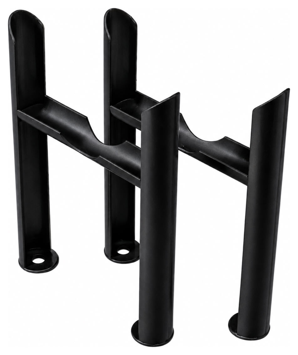 K-Rad Black 2 Column Radiator Insertable Feets - 25mm - Pack of 2