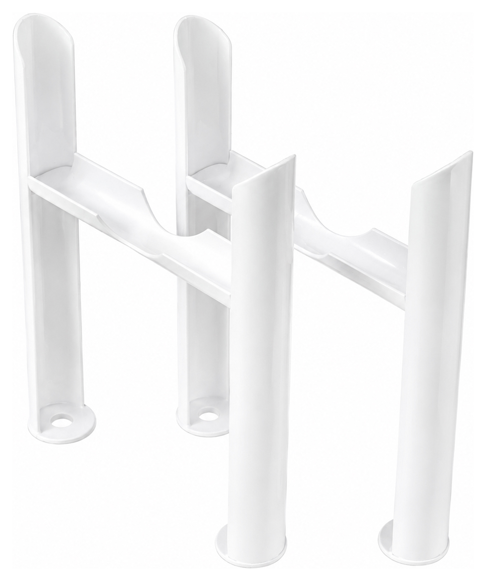 K-Rad White 2 Column Radiator Insertable Feets - 25mm - Pack of 2