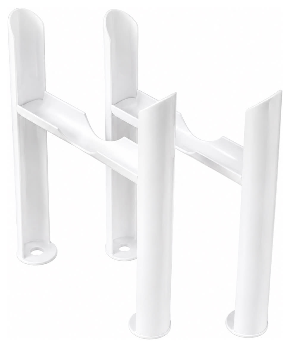 K-Rad White 4 Column Radiator Insertable Feets - 25mm - Pack of 2