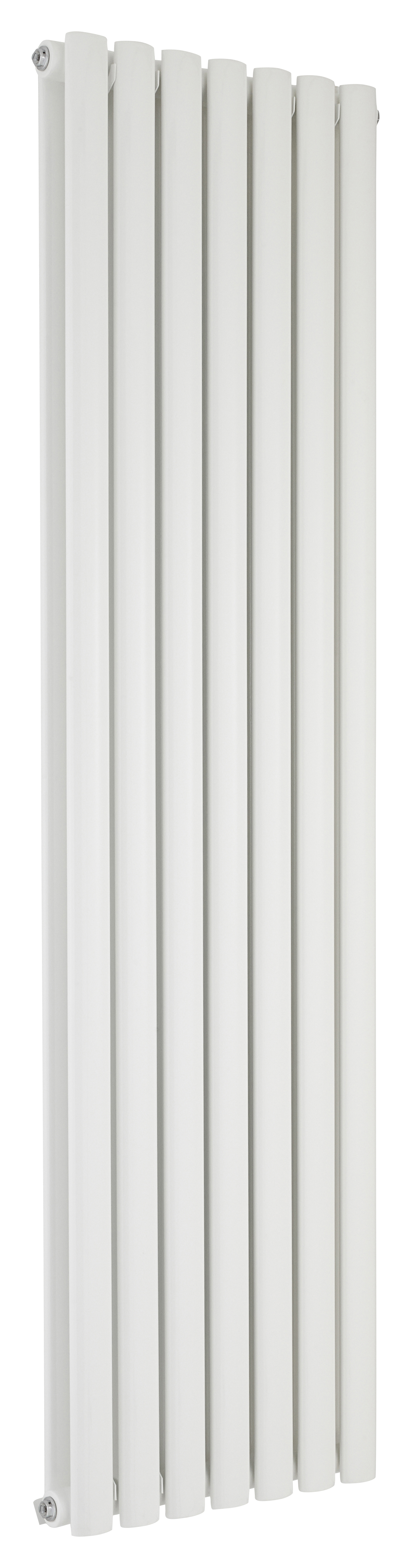 K-Rad White Aspen Double Panel Vertical Designer Radiator - 1800 x 420mm