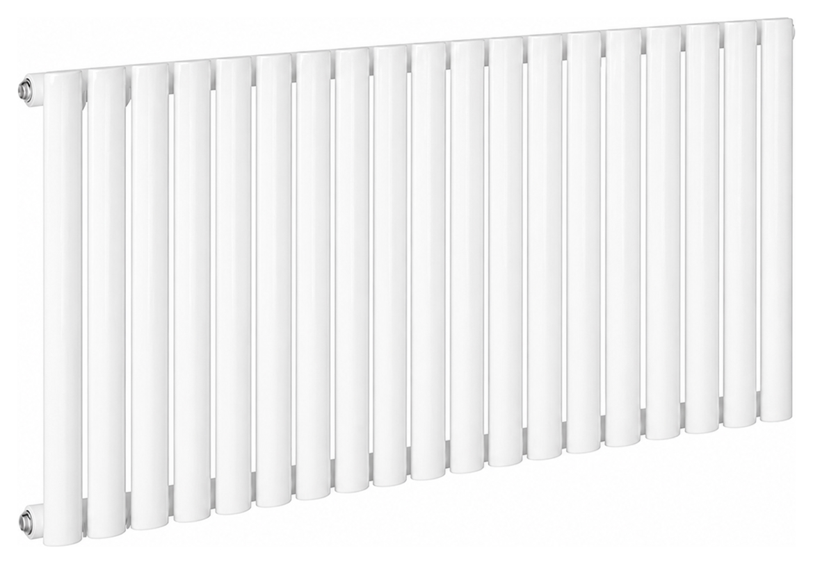 K-Rad White Aspen Single Panel Horizontal Designer Radiator - 600mm