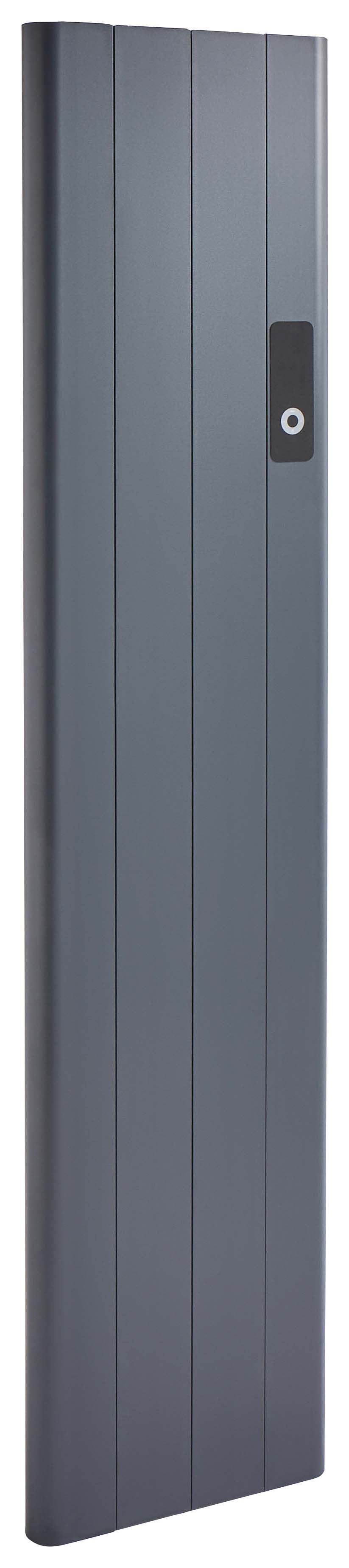 K-Rad Anthracite Grey Capri Single Panel Vertical Electric Radiator - 1600mm