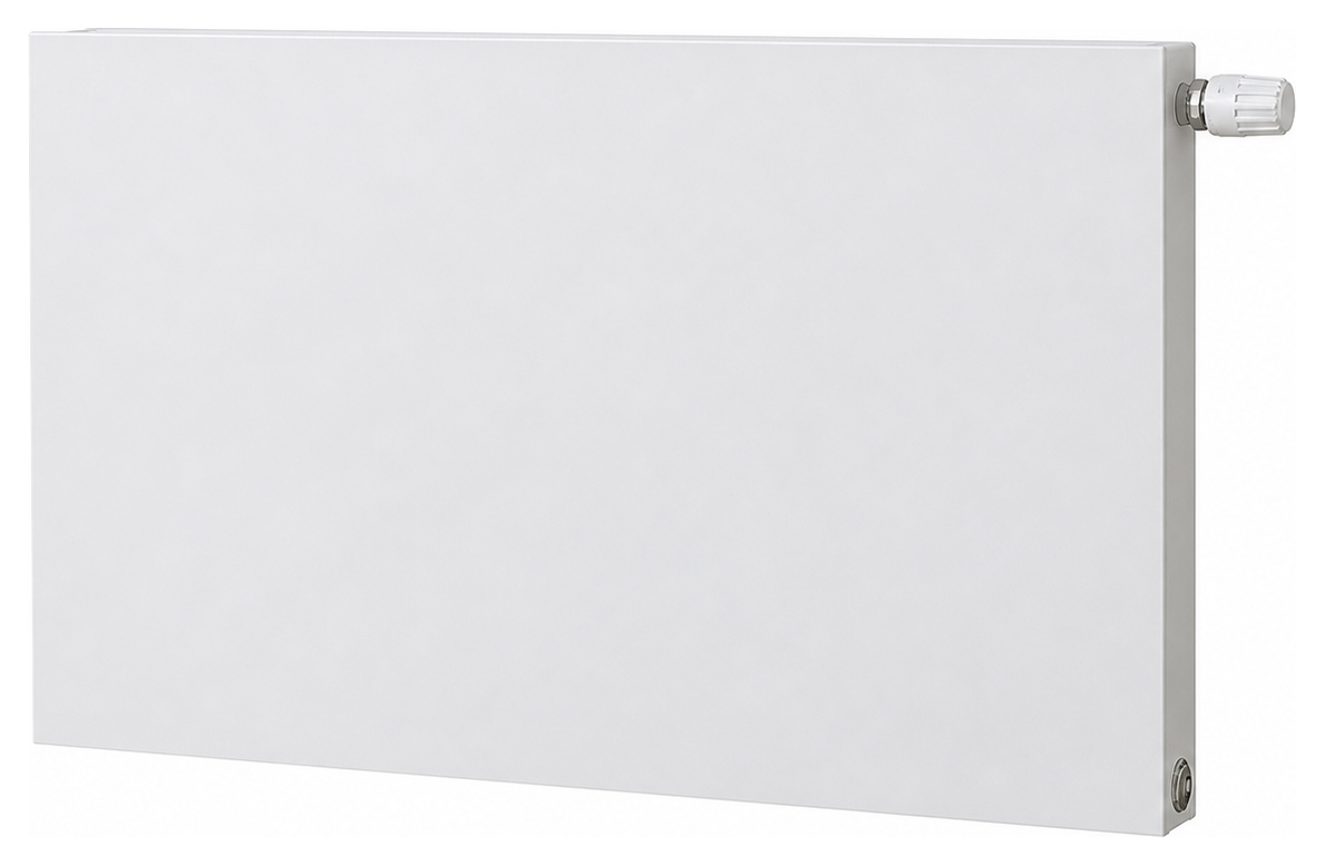 K-Rad White K-Flat Double Panel Horizontal Designer Radiator - 600 x 1400mm