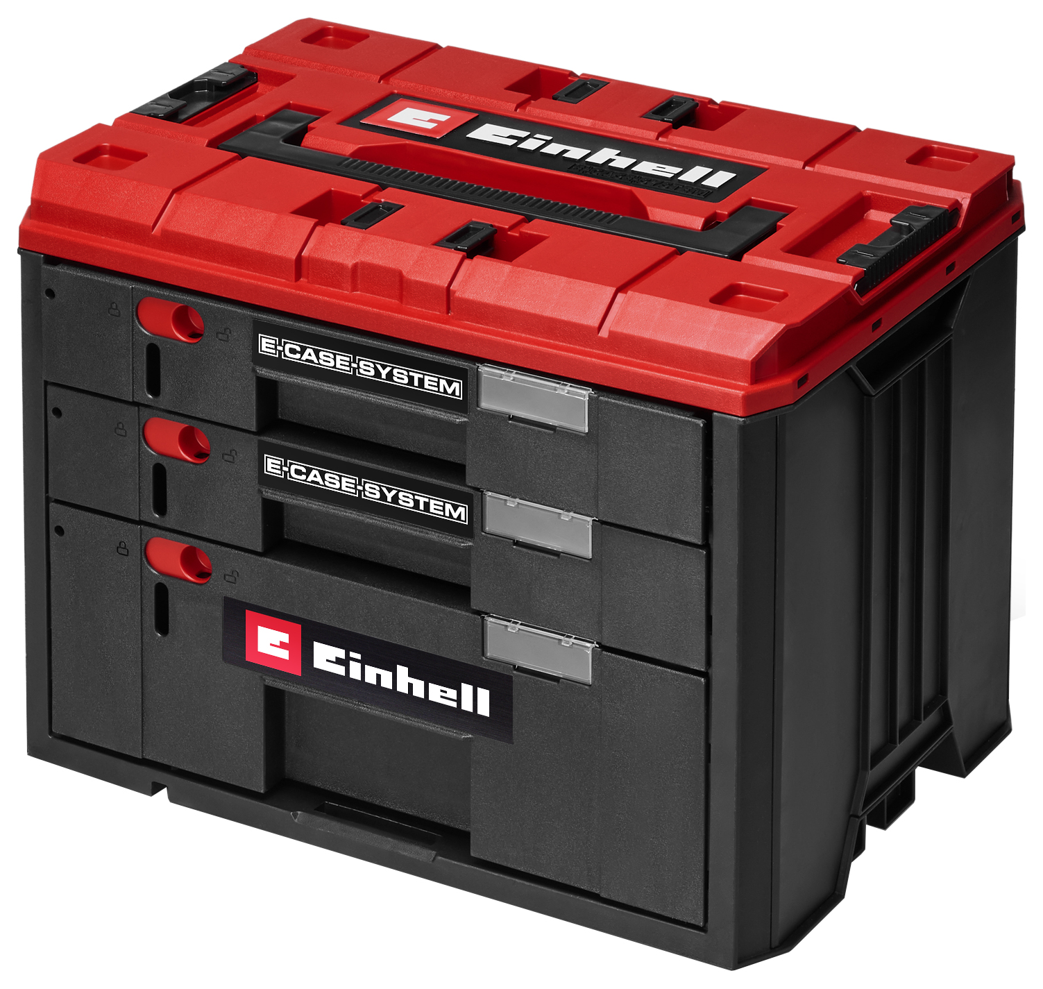Einhell 4540047 E-Case Stackable 3 Drawer Toolbox