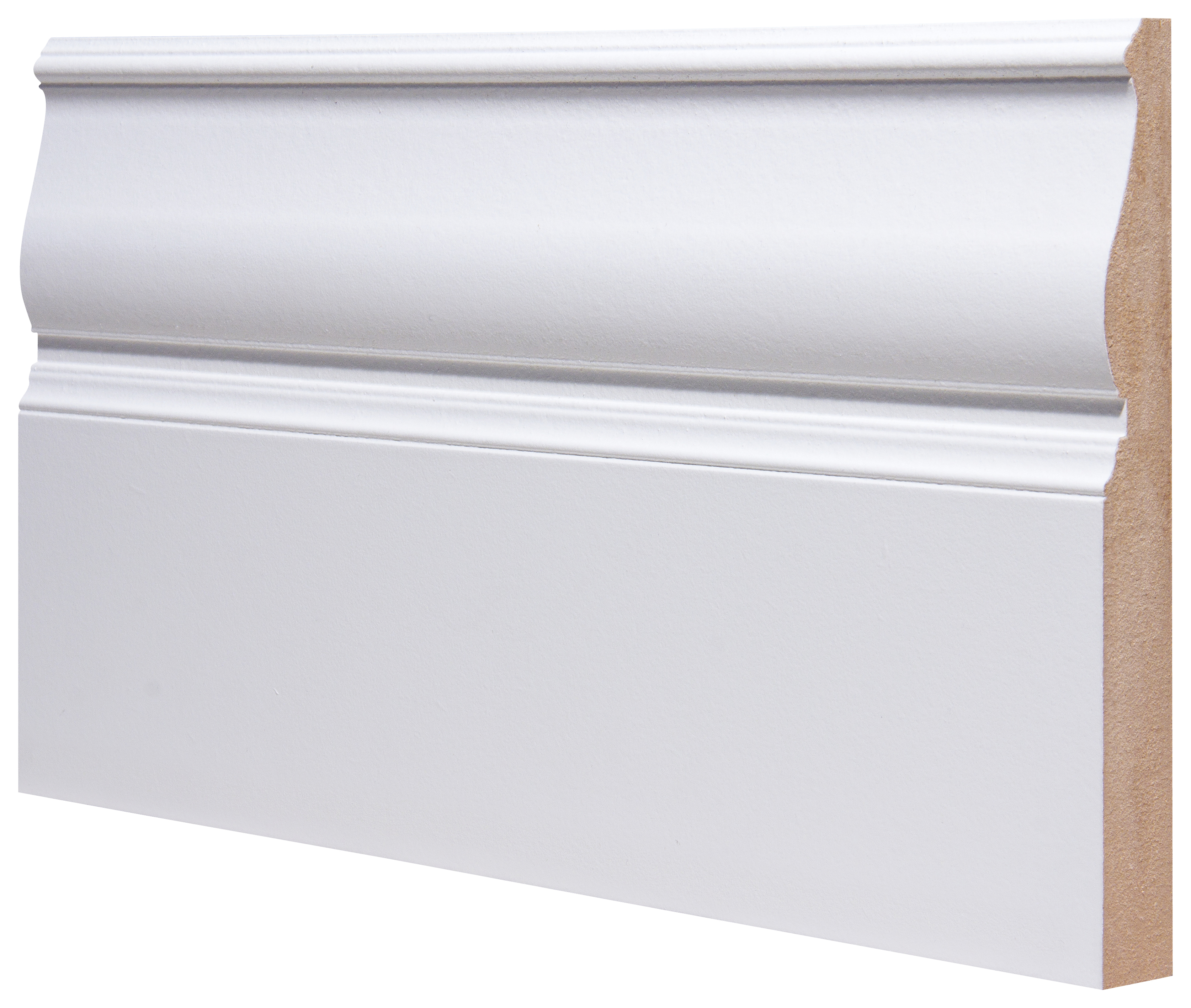 Edwardian Primed MDF Skirting - 25 x 194 x 4200mm