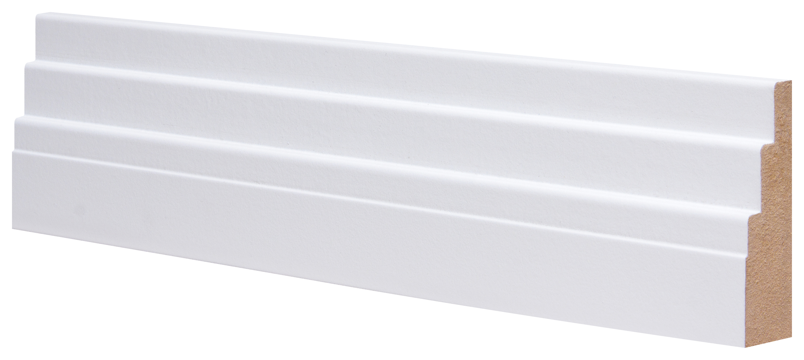Art Deco Primed MDF Architrave - 25 x 80 x 2100mm - Pack of 5