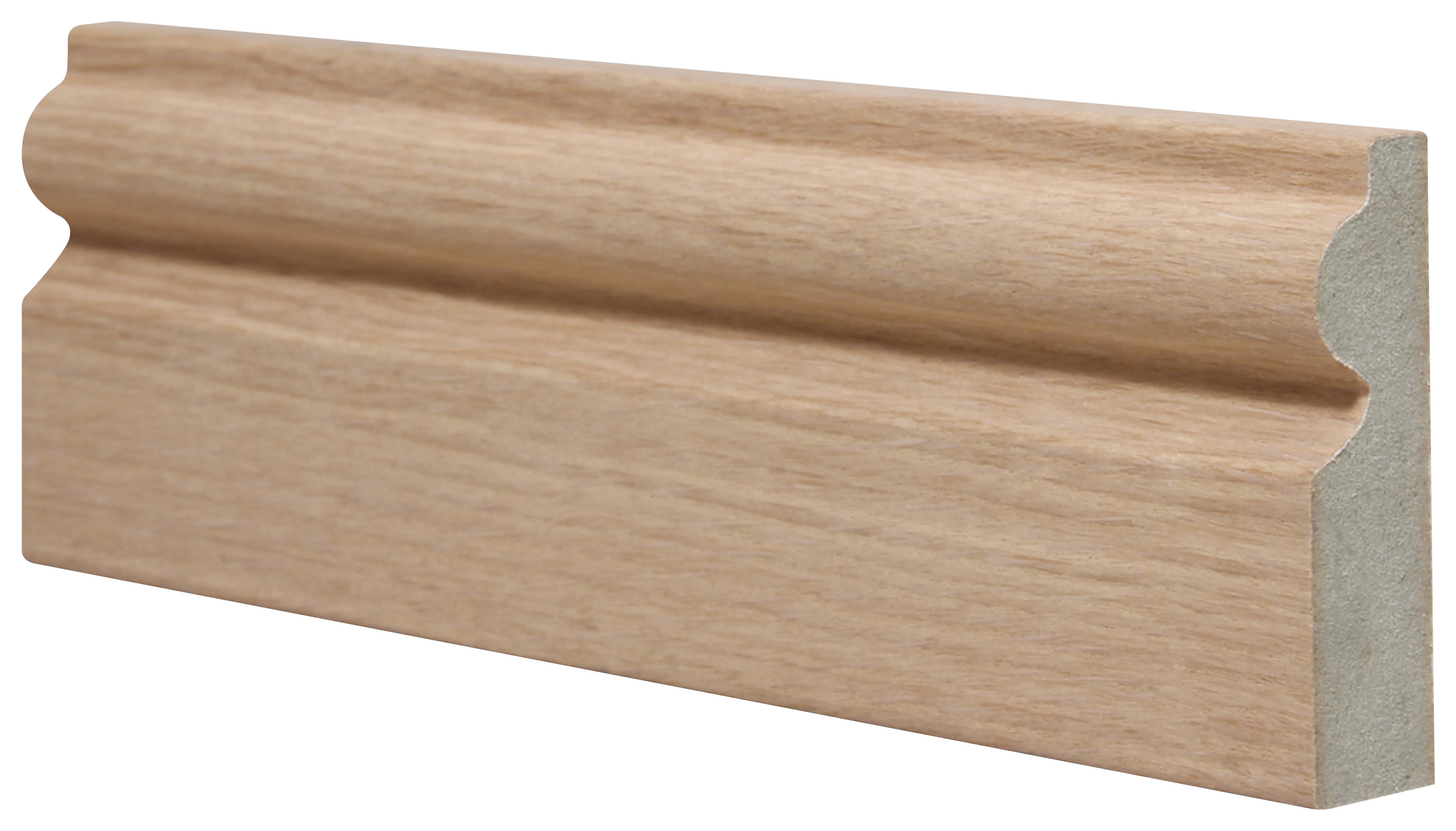 Wickes Torus Oak Veneer MDF Architrave - 18 x 68 x 2100mm - Pack of 5