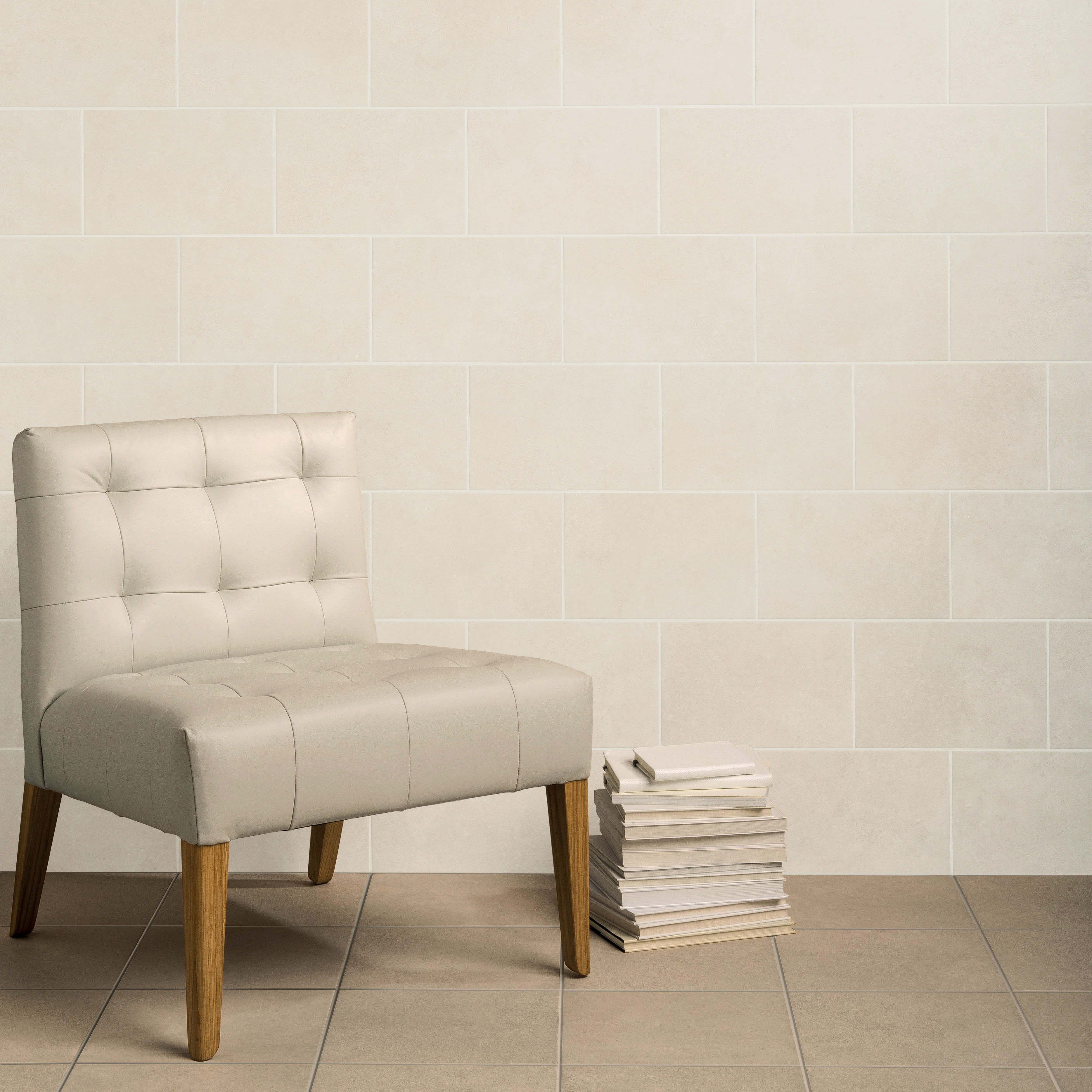 Johnson County Classic White Matt Ceramic Wall Tile - 300 x 200mm