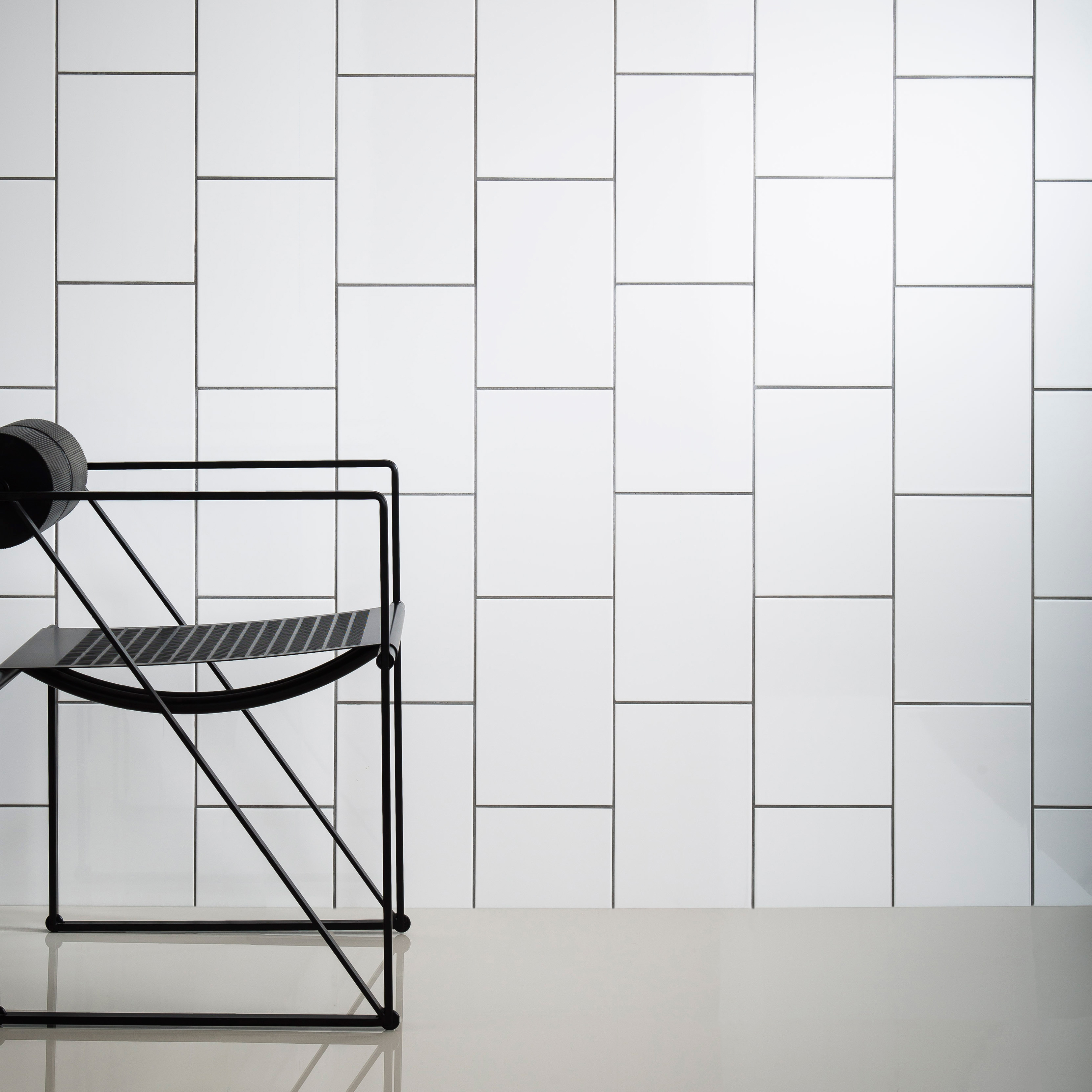 Johnson White Gloss Ceramic Wall Tile - 300 x 200mm