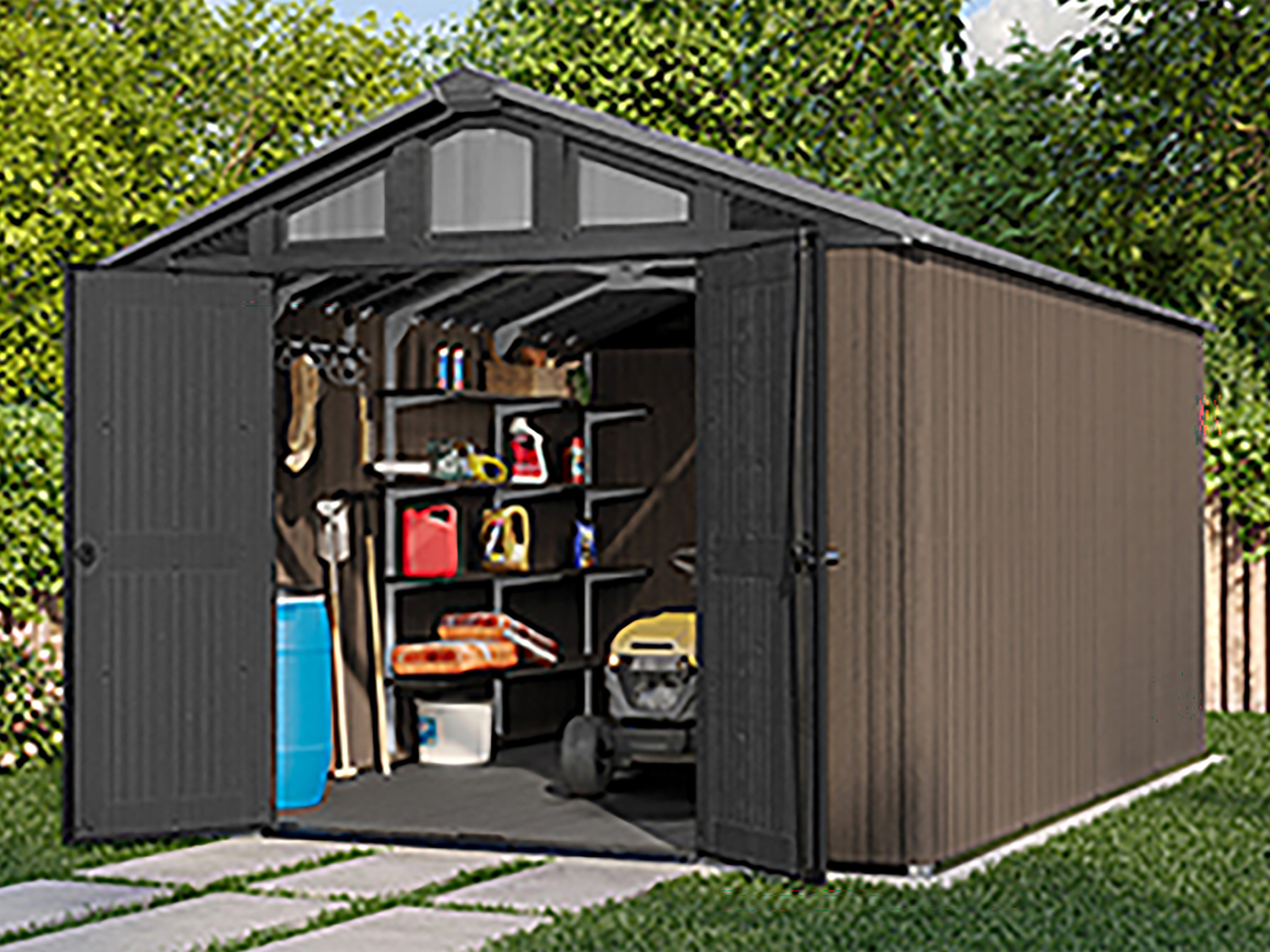 Keter Stronghold Brown Shed 10 x 15ft